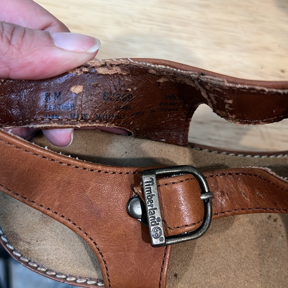 Timberland Women’s Brown Sandals Leather - Picture 9 of 10